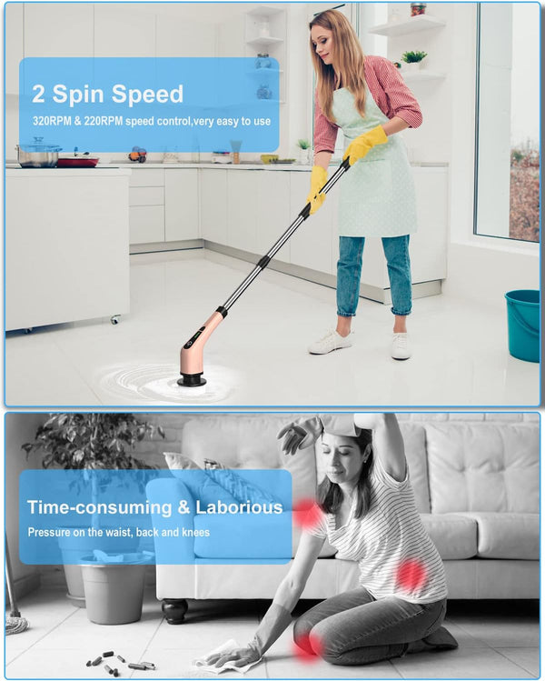 Cordless Spin Scrubber Cleaner